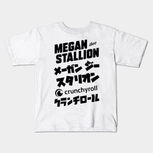 Megan Thee Stallion Crunchyroll Merch CR Loves Megan Thee Stallion Kids T-Shirt